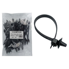 Champion - Hole Mounted Cable Straps :black Length:160mm Hole:6mm | CBP99