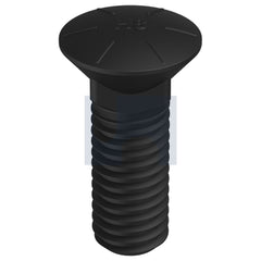 Hobsons - 1/2" x 1-1/2" - Plow Bolt Sq Neck - Plain - Grade 8 - UNC - Qty 75 | CBPG8PC0500150