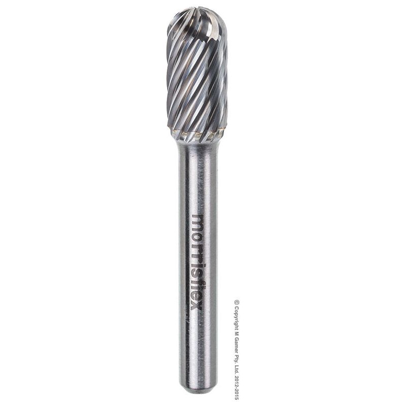 Morrisflex - Stainless Steel Radius Ended Cylinder Burr Size 3 | CBSC3INOX