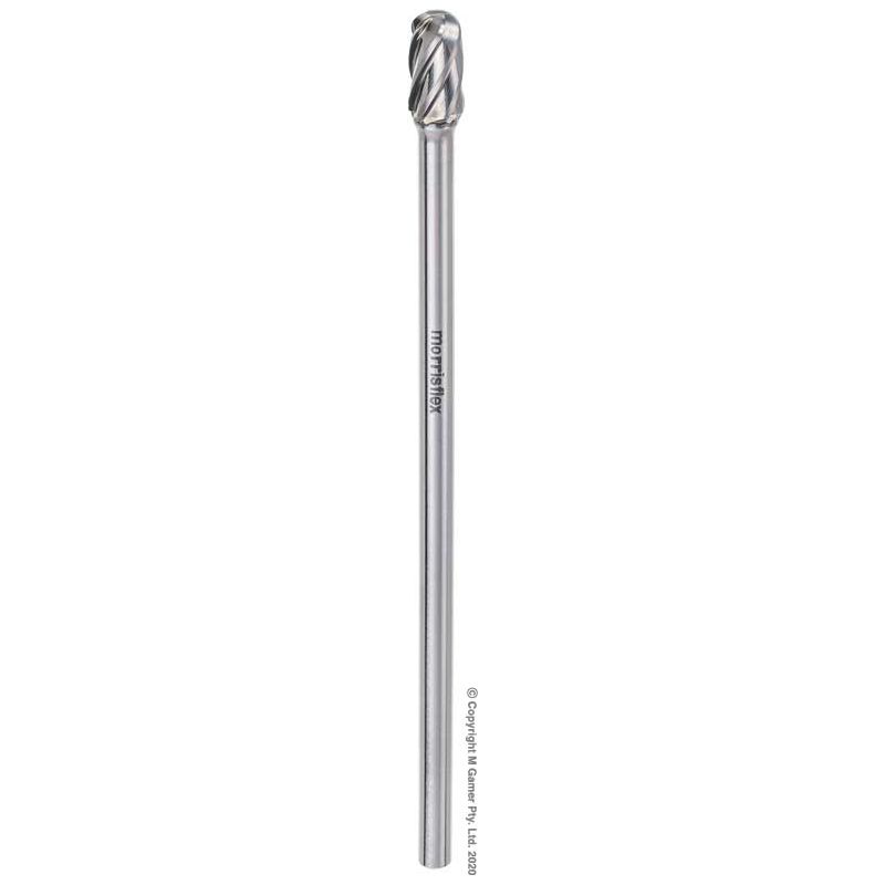 Morrisflex - Extended Non-Ferrous Radius Ended Cylinder Burr Size 3 | CBSC3L6NF