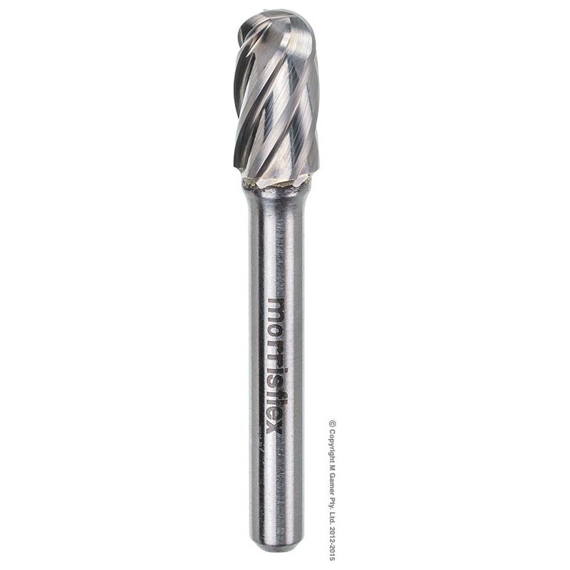Morrisflex - Non-ferrous Radius Ended Cylinder Burr Size 3 | CBSC3NF