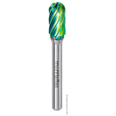 Morrisflex - Radius Ended Cylinder Burr Size 3 Coated | CBSC3NG6C