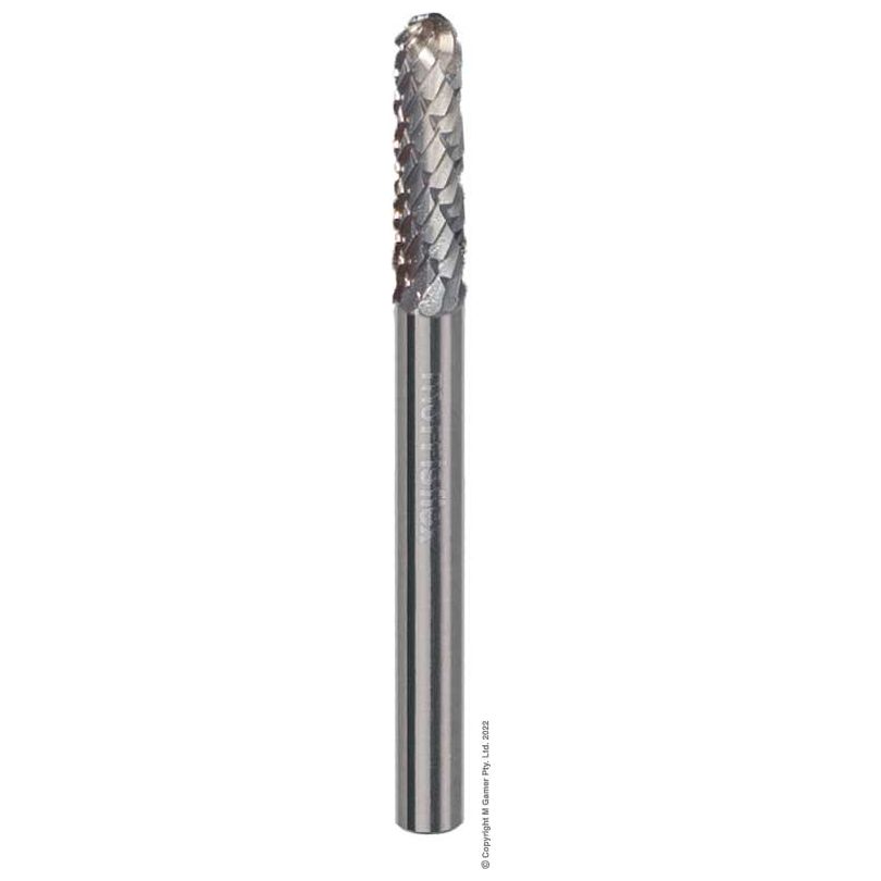 Morrisflex - Radius Ended Cylinder Burr 1/8" Shank | CBSC42