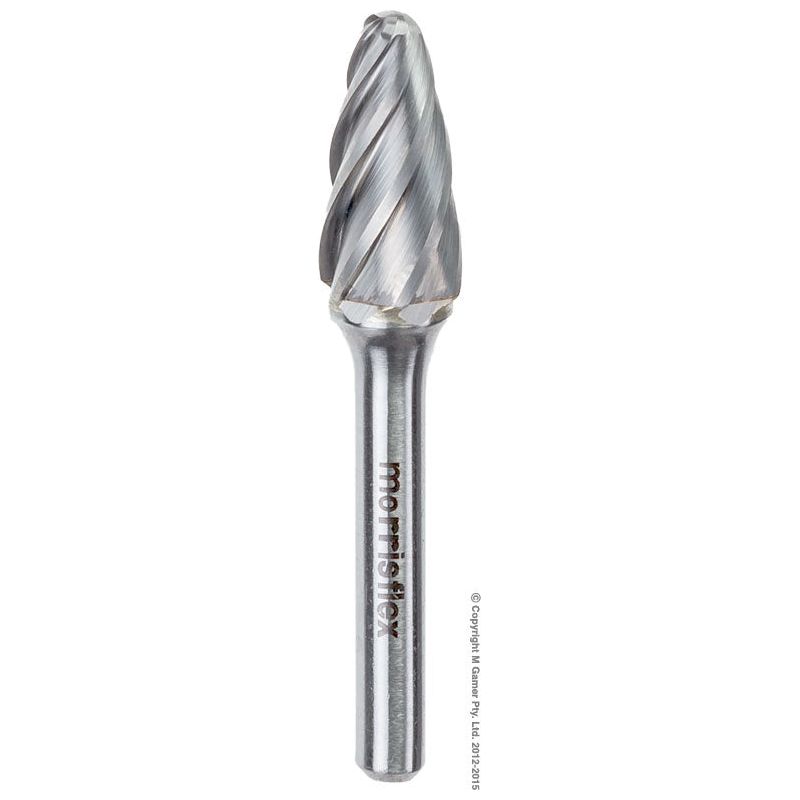 Morrisflex - Non-ferrous Ball Nosed Tree Burr Size 5 | CBSF5NF