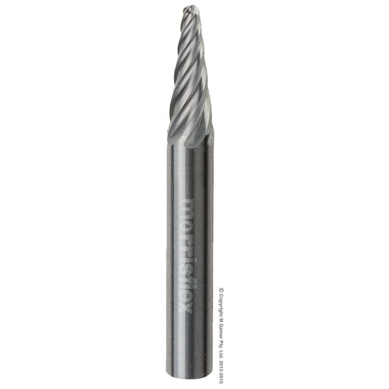 Morrisflex - Non-ferrous Ball Nosed Cone Burr Size 1 | CBSL1NF