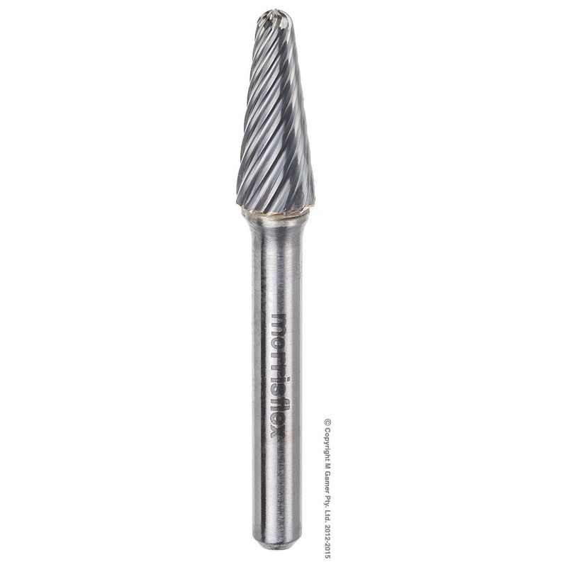 Morrisflex - Stainless Steel Ball Nosed Cone Burr Size 3 | CBSL3INOX