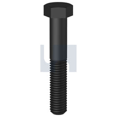 Hobsons - 9/16" x 51" - Track Bolt Hex - Plain - Grade 9 - UNF - Qty 100 | CBTG9HF0560051