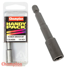 Champion - DRIVER BITS - 1/4 HEX  - MAGNETIC | CDB-NS04