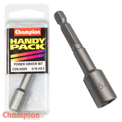 Champion - DRIVER BITS - 5/16 HEX - MAGNETIC | CDB-NS05
