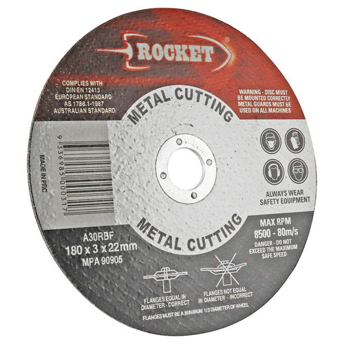 EHI - Cutting Disc Metal 180x3x22 A30rbf | CDM180322