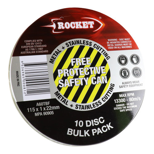 EHI - Can Inc 10 Cutting Disc StainleSS 115x1x22 | CDSS115122CAN
