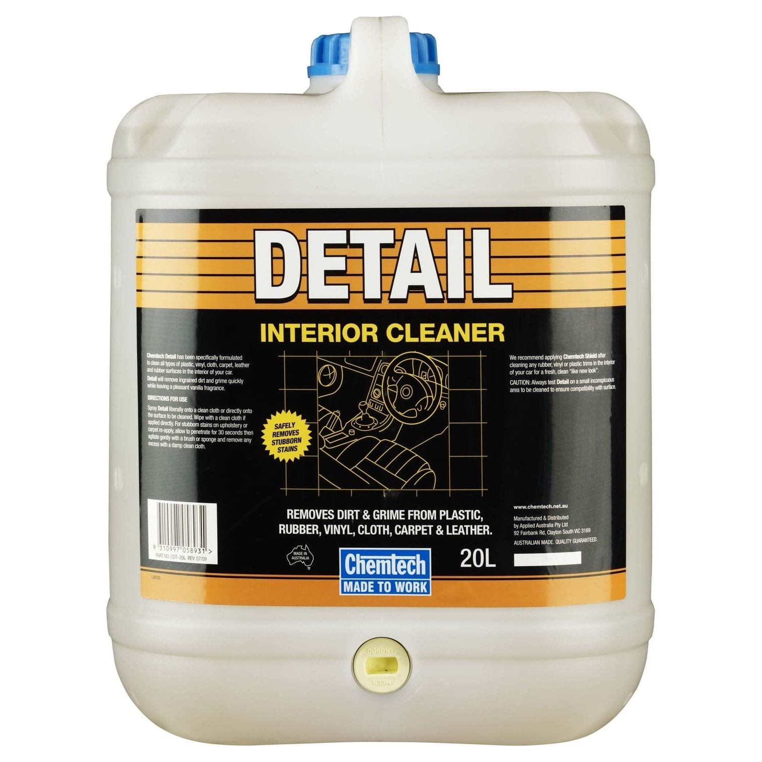 Chemtech - Detail Interior Cleaner 20l | CDT-20L