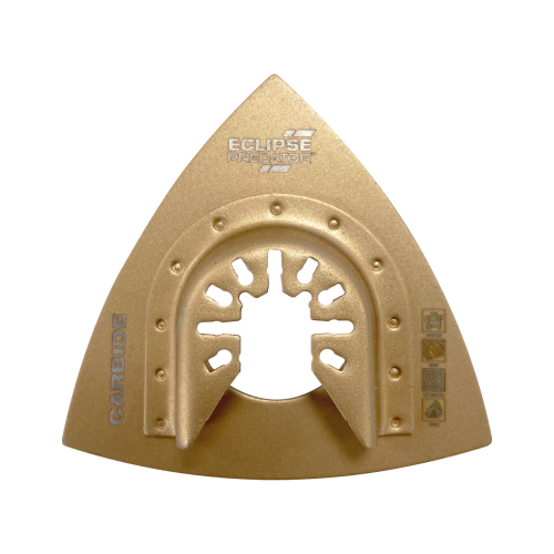 Spear & Jackson - Oscillating Blade Carbide Grit Triangular 80Mm Tile, Masonry Pk1 | EC-CG80TR