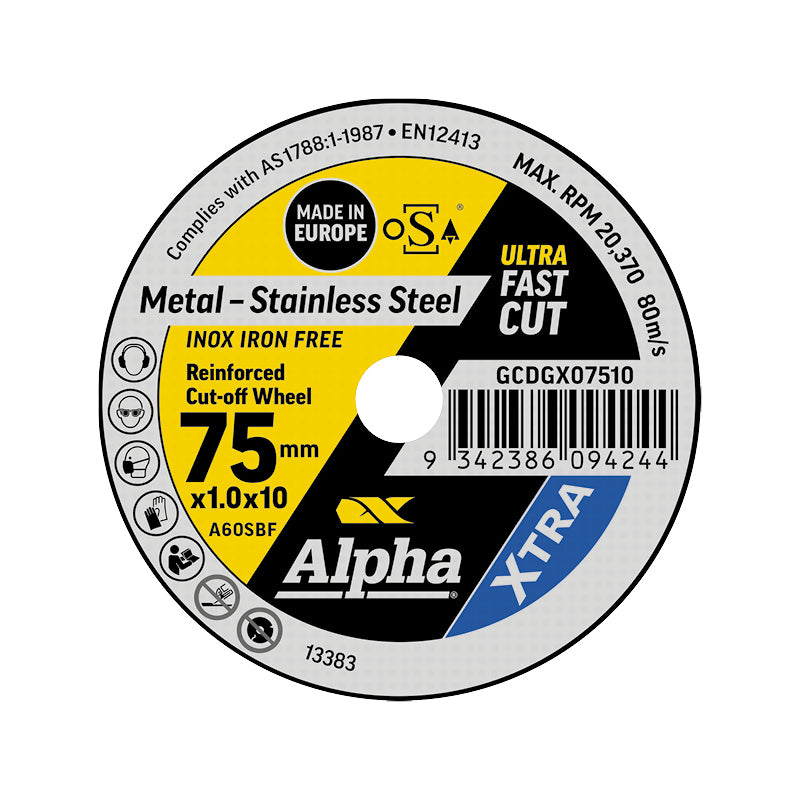 Cutting Disc 75 x 1mm XTRA Carded