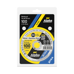 Cutting Disc 100 x 1mm XTRA Carded (Pk 10)