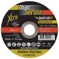 Cutting Disc 115 x 1mm XTRA Carded (Pk 10)