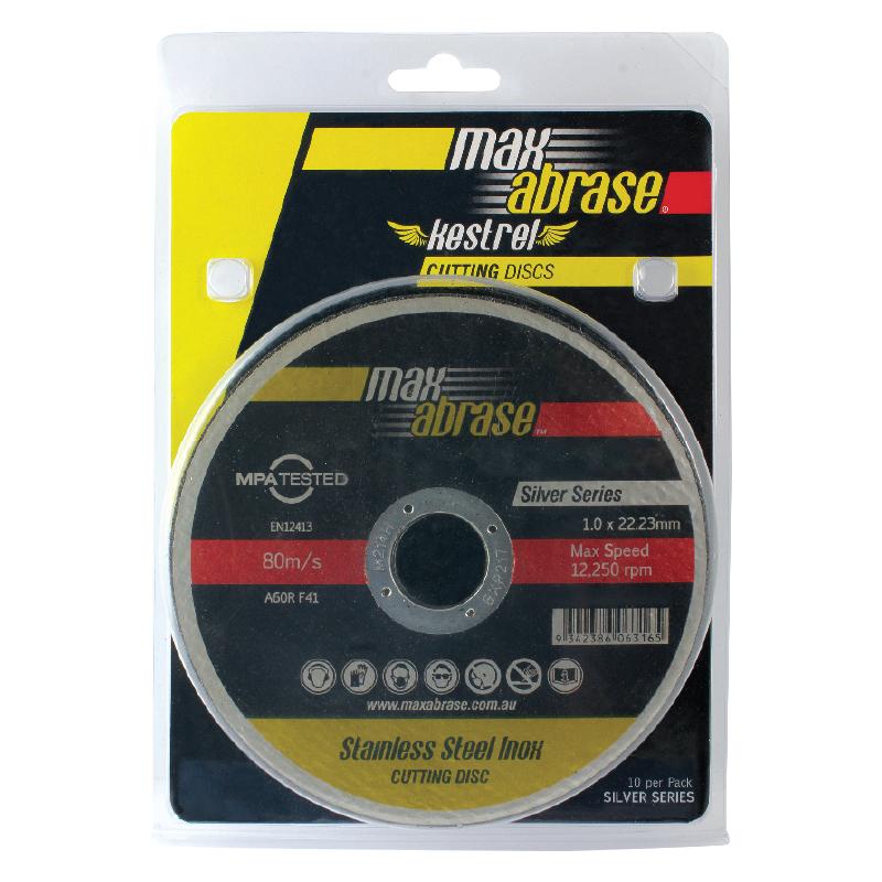 Cutting Disc 115 x 1mm Silver Series Carded (Pk 10)