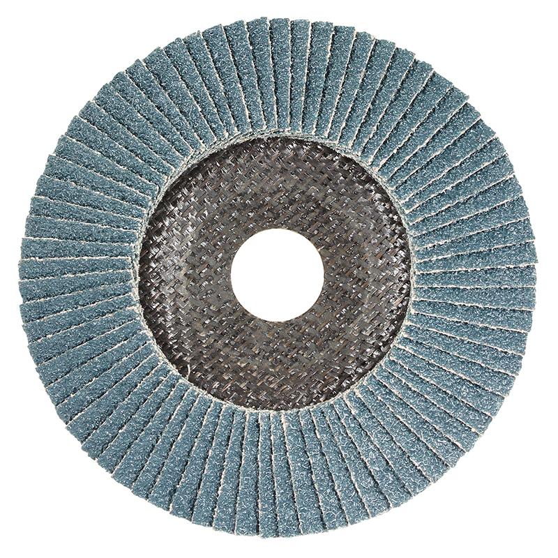 Flap Disc 125mm Z80 Grit Zirconia Alpha Carded (Pk 1)