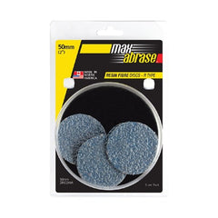 Alpha - Resin Fibre Disc R Type 50mm Z60 Grit Zirconia Carded (Pk 5) | CGRFZ5060