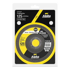 Unitized Finishing Disc 125mm 4S Very Fine Carded (Pk 1)
