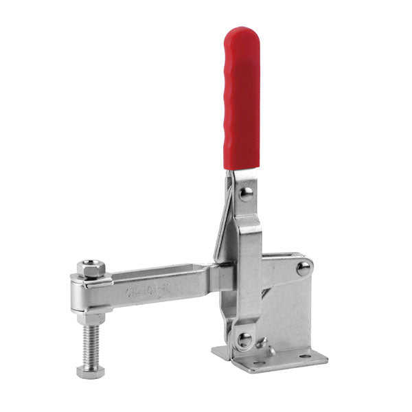 ITM - TOGGLE CLAMP, VERTICAL, FLANGED BASE, STRAIGHT HANDLE, 450KG CAP, 128MM REACH | CH-101-H