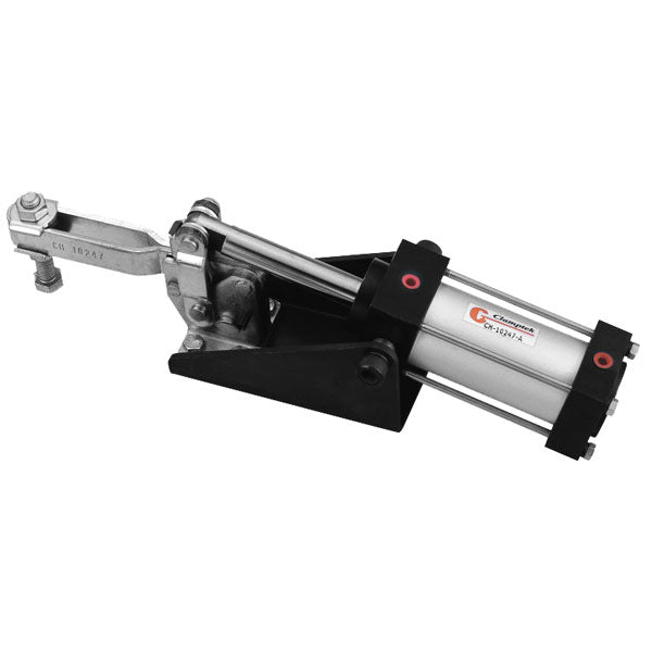 ITM - PNEUMATIC TOGGLE CLAMP, FLANGED BASE, 450KG CAP, 125.4MM REACH | CH-10247-A