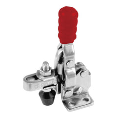 ITM - Toggle Clamp - Stainless Steel - Vertical - Flanged Base - Straight Handle - 91kg Cap - 33mm Reach