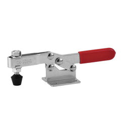 ITM - TOGGLE CLAMP, HORIZONTAL, FLANGED BASE, STRAIGHT HANDLE, 100KG CAP, 50MM REACH | CH-201-C