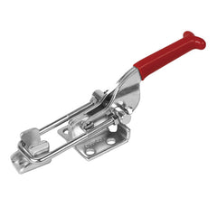 ITM - TOGGLE CLAMP, STAINLESS STEEL, LATCH, FLANGED BASE, STRAIGHT HANDLE, 900KG CAP, 115MM REACH | CH-40341-SS