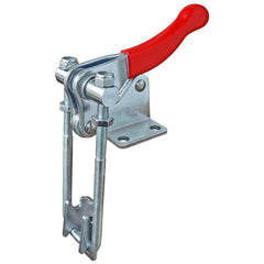 ITM - TOGGLE CLAMP, STAINLESS STEEL, CORNER LATCH, FLANGED BASE, STR HANDLE, 900KG CAP, 154MM REACH | CH-40344-SS
