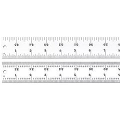 Starrett - Steel Rule Heavy Spring-Tempered 120in 4R Grad w/ Hook | CH404R-120