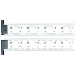 Starrett - Steel Rule Heavy Spring-Tempered 120in 16R Grad w/Hook | CH416R-120