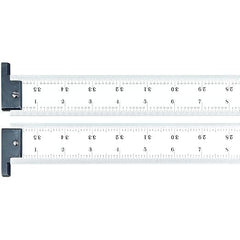 Starrett - Steel Rule Heavy Spring-Tempered 36in 16R Grad w/Hook | CH416R-36