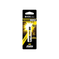ThunderMax HEX6 x 50mm Impact Power Bit Carded