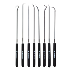 Precision Specialty Tools - Hook and Pick Set 8 Pce Extra Long 250mm Ullman | CHP8-L