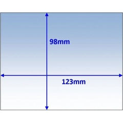 Weldtronic - Lens Outer 123x98 Pk.5 | CL12398-5