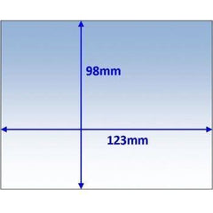 Weldtronic - Lens Outer 123x98 Pk.5 | CL12398-5