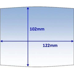 Weldtronic - Lens Outer 122x102 Pk.5 (LA-EH913-3P) | CL122102-5