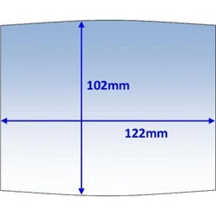 Weldtronic - Lens Outer 122x102 Pk.5 (LA-EH913-3P) | CL122102-5