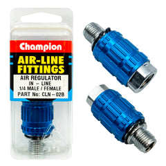 Champion - In - Line Air Regulator - 1/4" - Male/female | CLN-02B