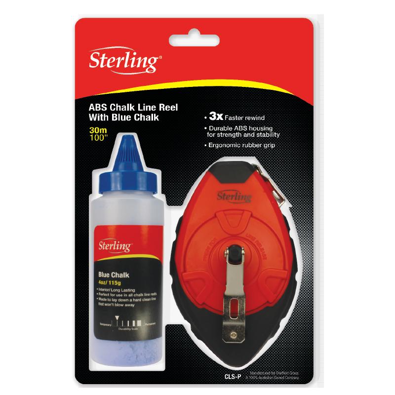 Sterling Chalk Line Set: ABS Case