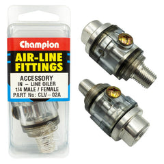 Champion - In Line Oiler - 1/4" - Male/female | CLV-02A
