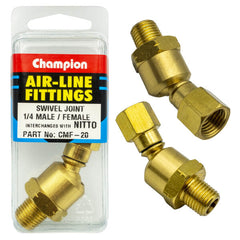 Champion - Swivel Joint - 1/4" Male/female | CMF-20