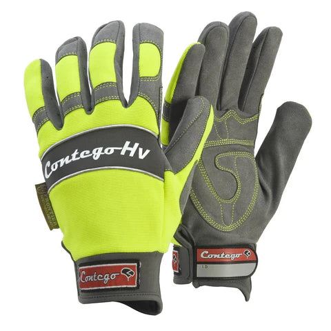 Frontier -  Glove Contego Original Hi Vis Yellow c/w Grip Tab Size Medium | 9322297038889