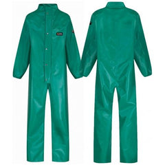 Maxisafe Chemmaster Green PVC Coverall with Collar | CPC980 Small