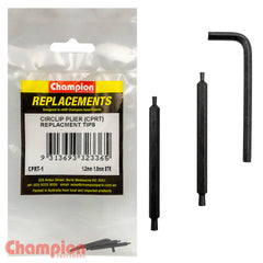 Champion - Circlip Plier Replacement Tips - 1.2mm / 1.8mm Str | CPRT-1