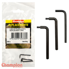 Champion - Circlip Plier Replacement Tips - 1.8mm 90° | CPRT-3