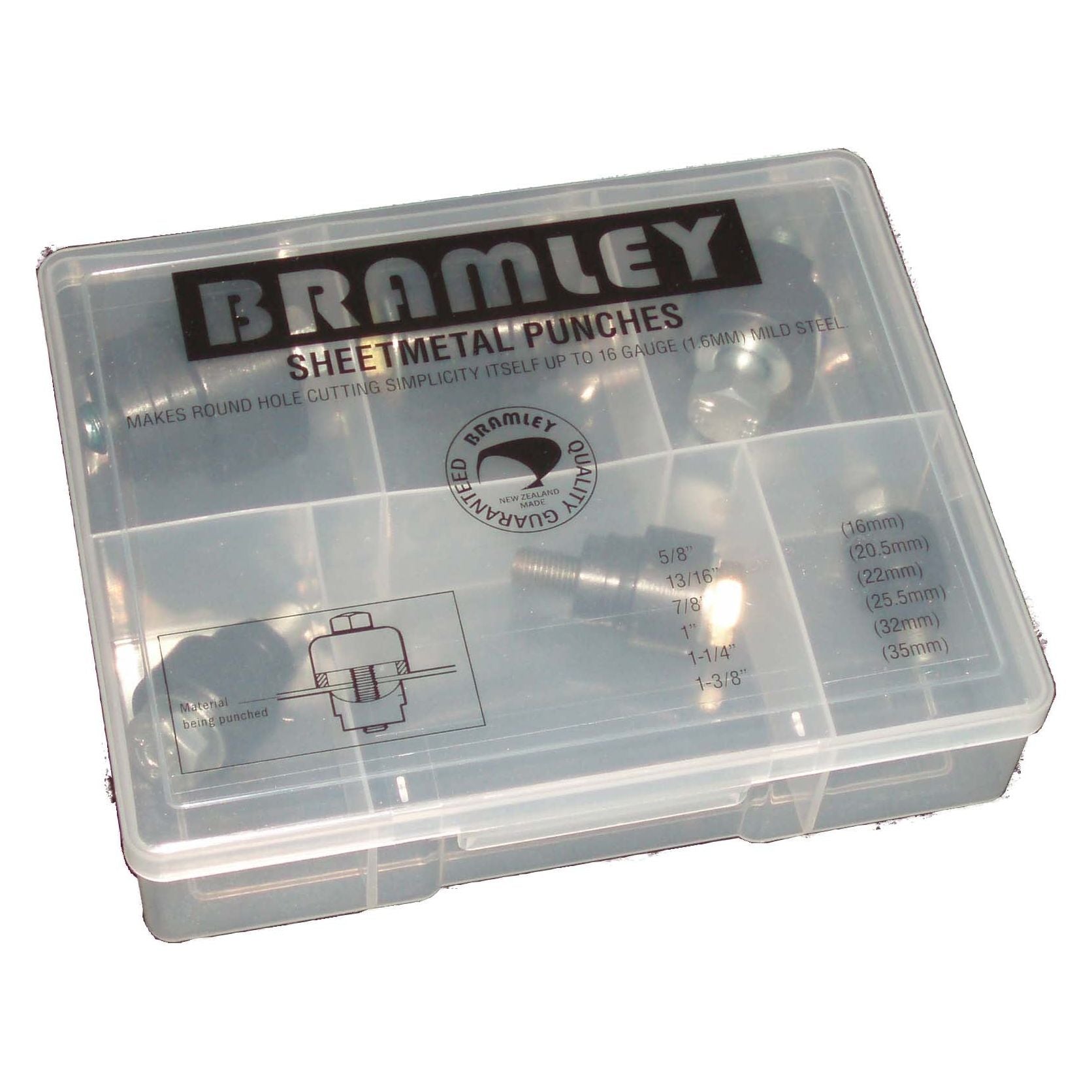 Garrick Herbert - Bramley Chassis Hole Punch 6 Piece Set | CPSET