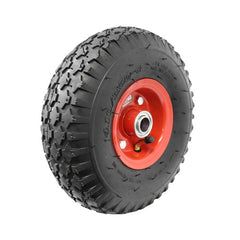 EHI - 3.50-4 Red Steel Pneumatic 20mm Bearing | CPW3.50-4PS20C