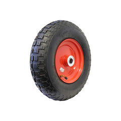 EHI - 4.00-8 Red Steel Pneumatic 1 Bearing | CPW4.00-8PS1C